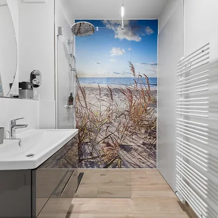 Hafenloge - Ostseeblick, Terrasse, Erste Reihe, Fahrstuhl 公寓