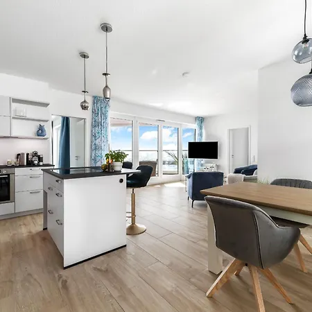 Apartment Hafenloge - Ostseeblick, Terrasse, Erste Reihe, Fahrstuhl *
