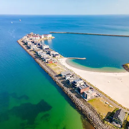 公寓 Hafenloge - Ostseeblick, Terrasse, Erste Reihe, Fahrstuhl *
