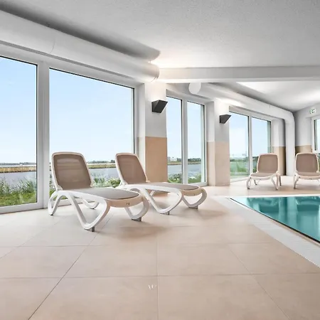 Hafenloge - Ostseeblick, Terrasse, Erste Reihe, Fahrstuhl 奥尔本尼兹