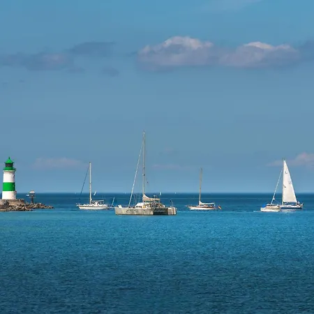 Hafenloge - Ostseeblick, Terrasse, Erste Reihe, Fahrstuhl 公寓